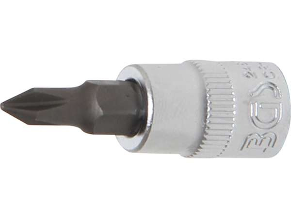 Nástrčná hlavice s bitem KŘÍŽOVÁ 1/4" PH1, BGS - B2487