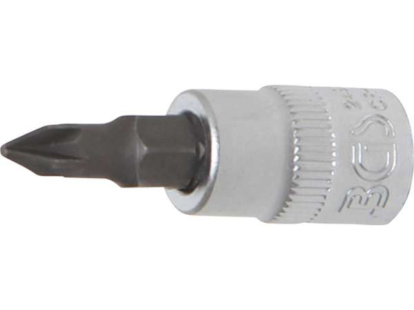 Nástrčná hlavice s bitem KŘÍŽOVÁ 1/4" PZ1, BGS - B2490