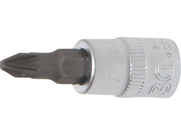 Nástrčná hlavice s bitem KŘÍŽOVÁ 1/4" PZ2, BGS - B2491