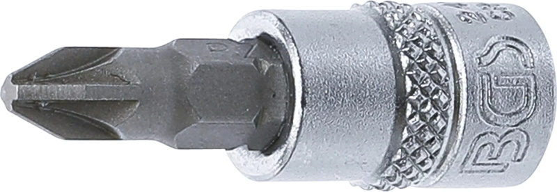 Nástrčná hlavice s bitem KŘÍŽOVÁ 1/4" PZ2, BGS - B2491