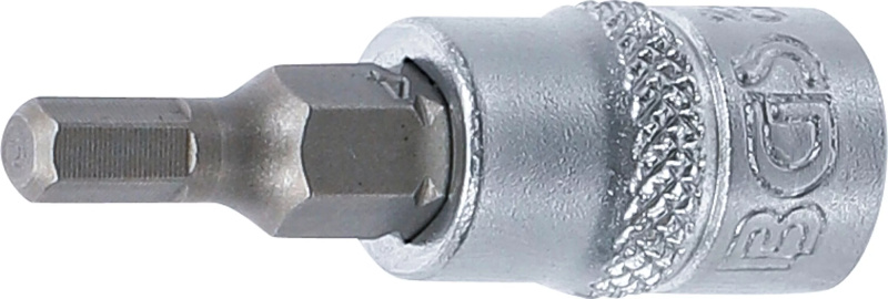 Nástrčná hlavice s bitem HEX 1/4" 4 mm, BGS - B2498