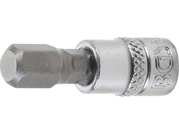Nástrčná hlavice s bitem HEX 1/4" 8 mm, BGS - B2502
