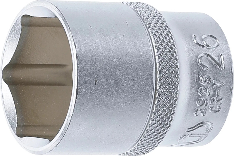 Nástrčná hlavice šestihranná, 1/2", 26 mm - B2926