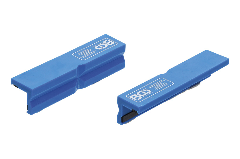 Čelisti svěráku pro kulaté předměty, magnetické, 125 mm, 2 ks - B3046