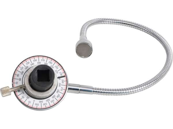 Ráčnový úhloměr s ohebným magnetickým krkem, 1/2" - B3170