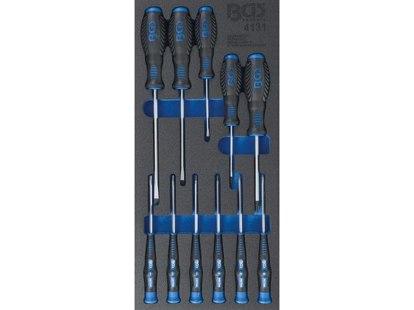 Sada šroubováků v pěnové výplni, 11 ks - B4131