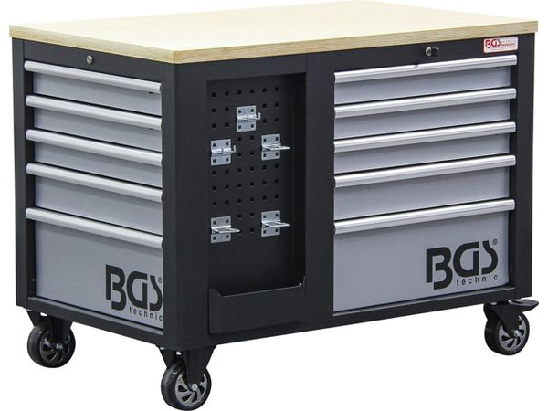BGS technic BGS 4199 Dílenský vozík BGS Technic, 2×5 zásuvek, 1 skříňka, 1150x866 mm prázdný