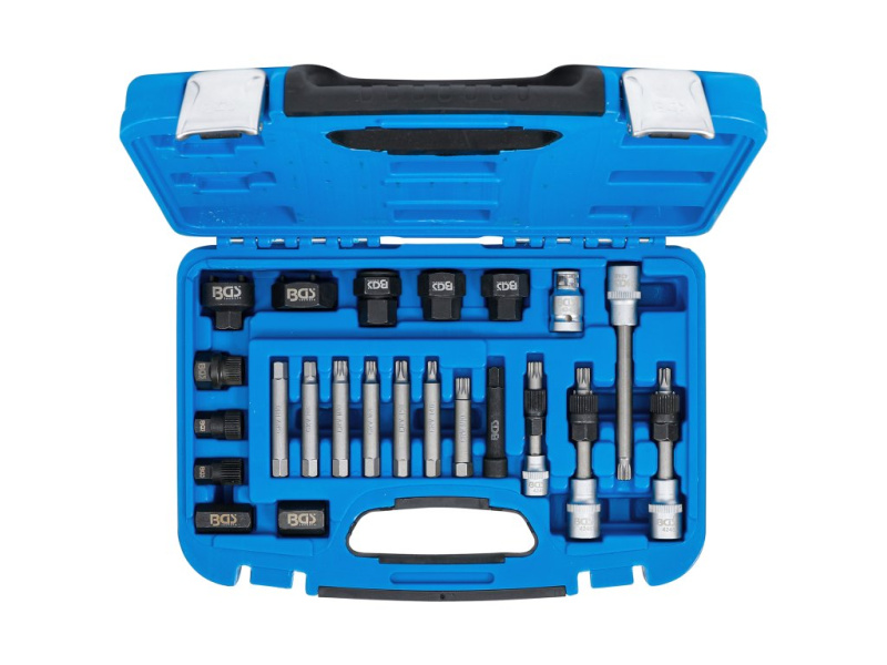Sada bitů a nástrčných klíčů na alternátor, 23 ks, BGS - B4247