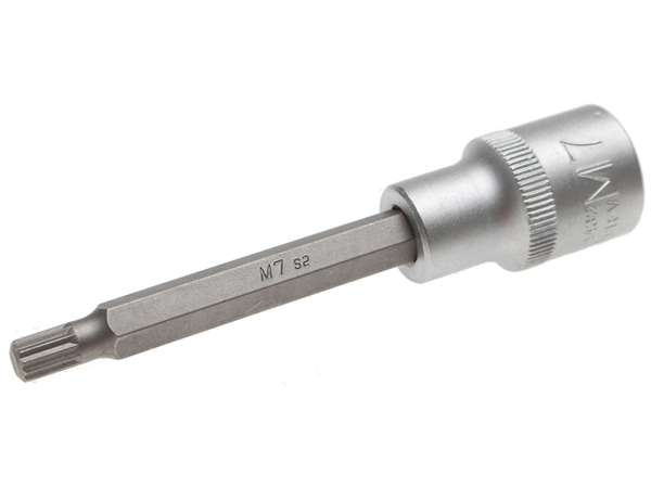 Hlavice s bitem 1/2", XZN M7, prodloužená - B4432