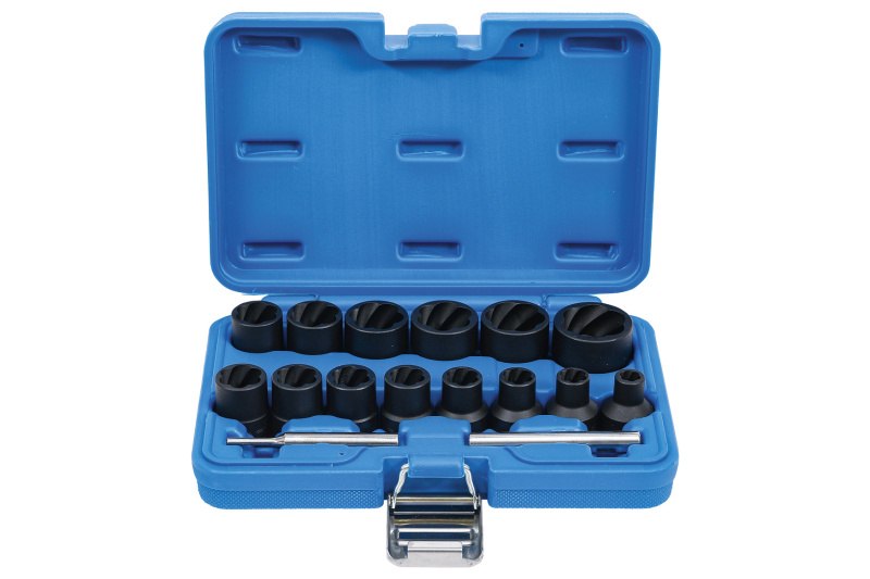 Sada nástrčných klíčů na poškozené šrouby, 1/2", SW 8 - 27 mm, 16 ks - B5269