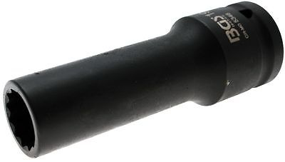 Nástrčné hlavice úderové, 12hranné, prodloužené, 1/2" , různé rozměry - BGS technic Velikost: 19 mm