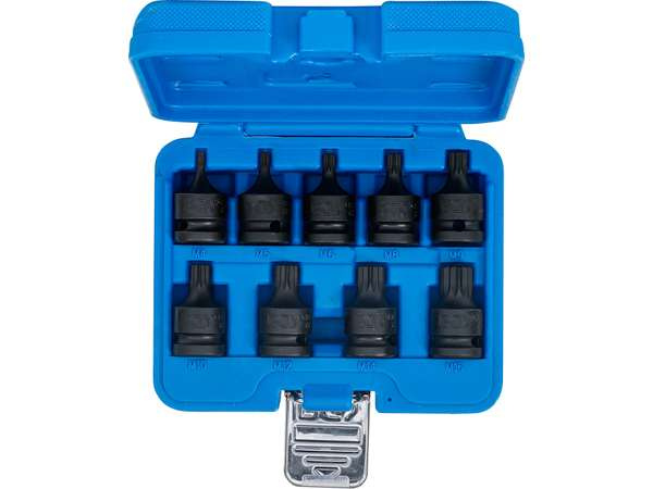 Sada nástrčných klíčů, XZN, 1/2", M4 - M16, 9 ks - BGS 5487