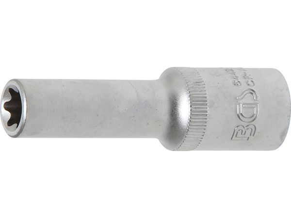 BGS Technic BGS 6442 Nástrčná hlavice 1/2" E-Profil E12, prodloužená