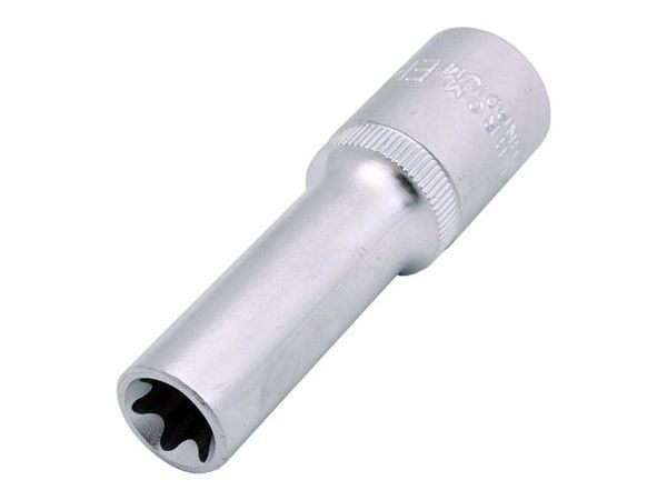 BGS Technic BGS 6448 Nástrčná hlavice 1/2" E-Profil E18, prodloužená