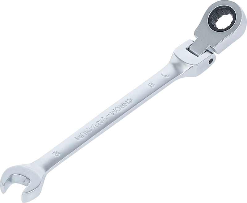 BGS Technic BGS 6708 Očkoplochý klíč 8 mm s ráčnou, kloubový