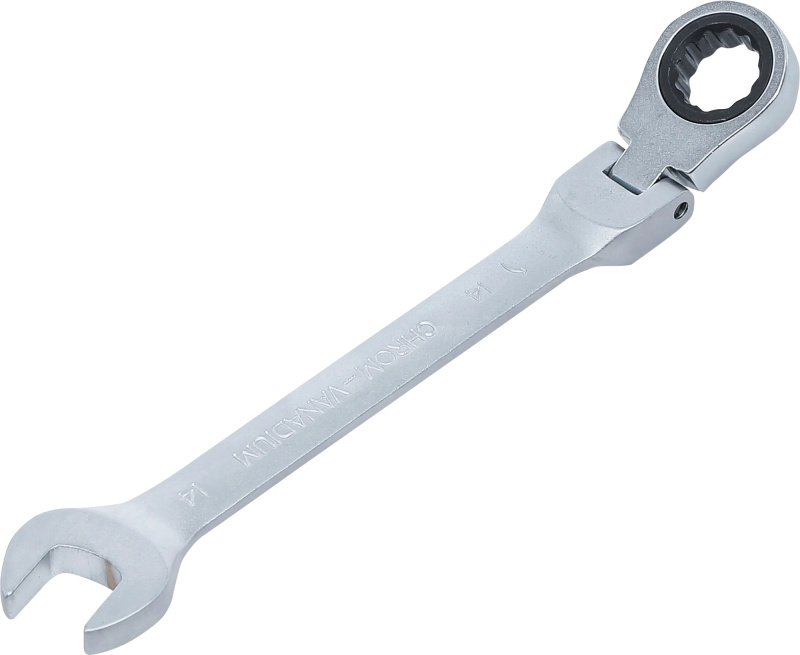 BGS Technic BGS 6714 Očkoplochý klíč 14 mm s ráčnou, kloubový