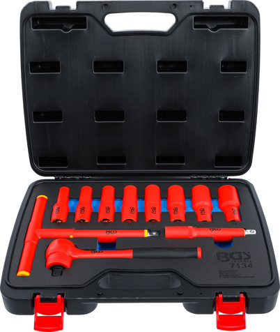 BGS technic Elektrikářská gola sada 1/2" Pro Torque VDE, izolovaná, 10-24 mm, 11 dílů - BGS 7134