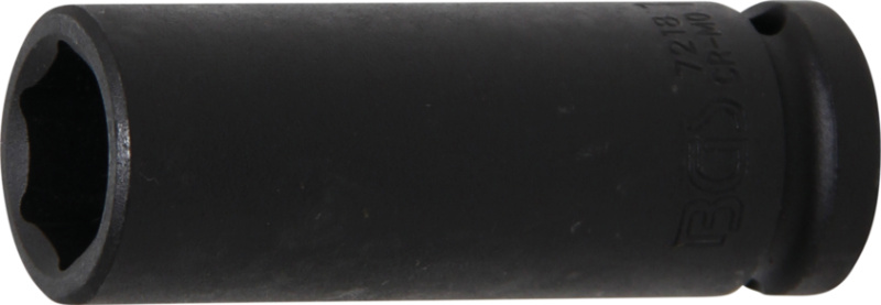 Rázový nástrčný klíč, šestihranný, 1/2", 18 mm - B7218