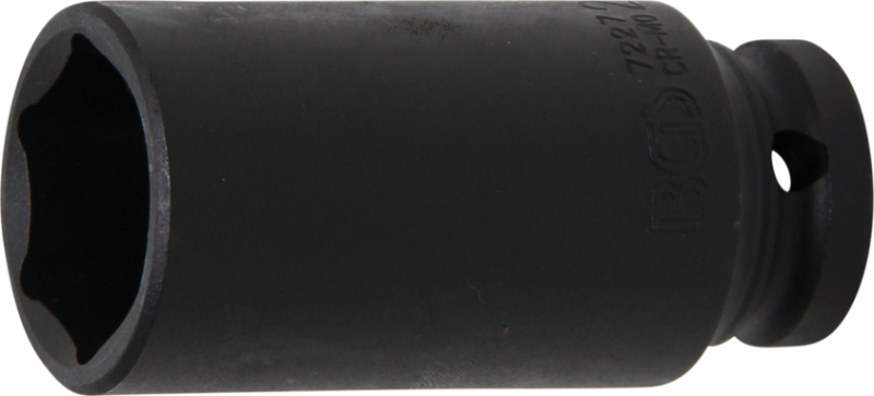 Rázový nástrčný klíč, šestihranný, 1/2", 27 mm - B7227