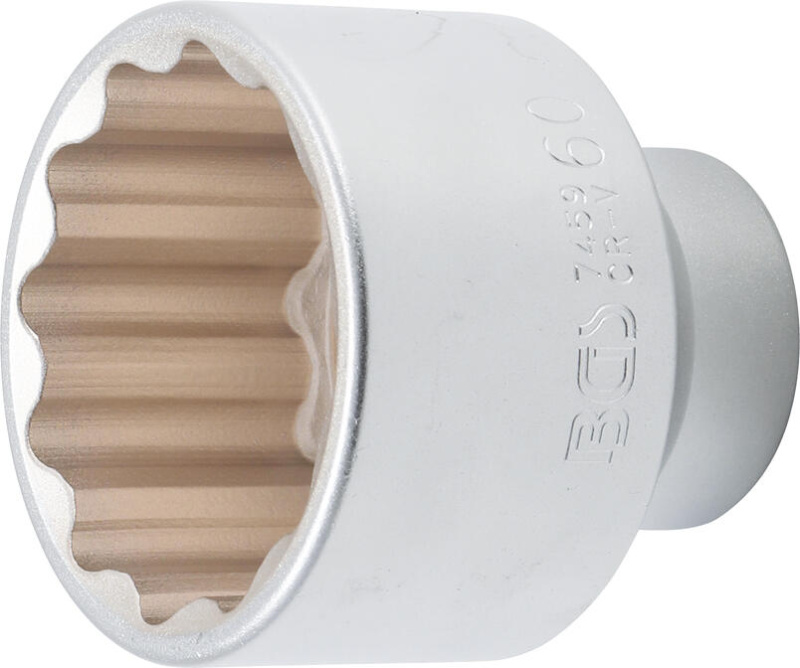 Nástrčná hlavice dvanáctihranná 3/4", 60 mm, BGS - B7459