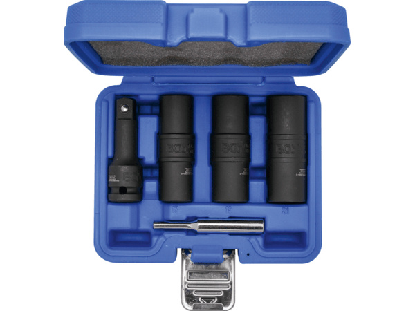 Sada na poškozené šrouby a matice, oboustranné, 1/2", 17, 19, 21 mm - B7467