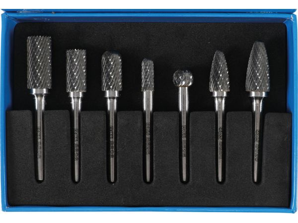 Hrotové rašple na dřevo, 7 ks - B8626