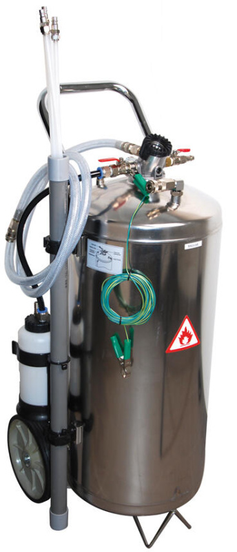 BGS technic Odsávačka paliva pneumatická 40 l, 5-8 bar (BGS108702)