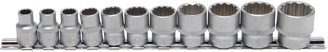 BGS technic hlavice nástrčné 3/8", 12ti hranné, palcové, 11 dí (BGS109112)
