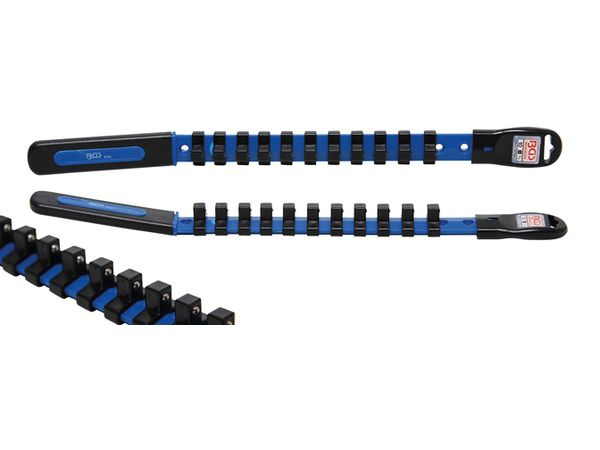 BGS Technic BGS 9194 Kolejnice pro 3/8" hlavice, 11 klipů