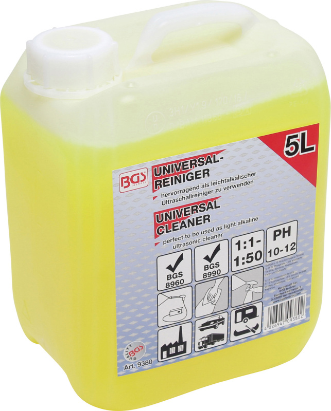 Univerzální čistič pro vysokotlaké a ultrazvukové čističky, 5 l - B9380