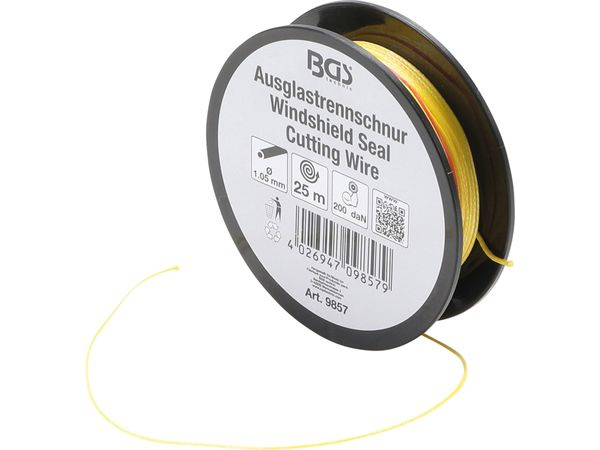 Struna na vyřezávání autoskel, 25 m - BGS 9857