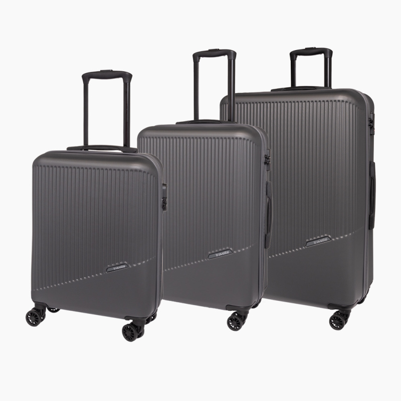 Travelite BALI Sada 3 kufrů 55/67/77cm Antracitová