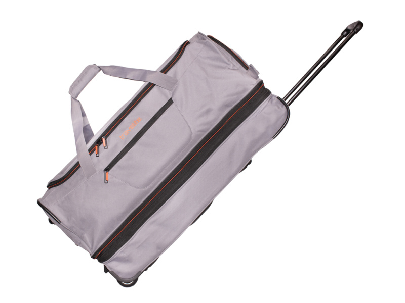Travelite Basics Cestovní taška na kolečkách M 70 cm Šedá Rozšiřitelná