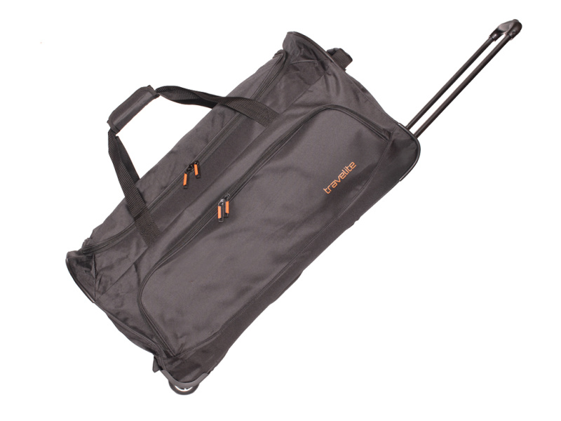 Travelite Basics Fresh Cestovní taška na kolečkách L 71 cm Černá