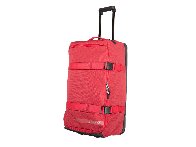Travelite Cestovní taška na kolečkách Kick Off M Červená 65L