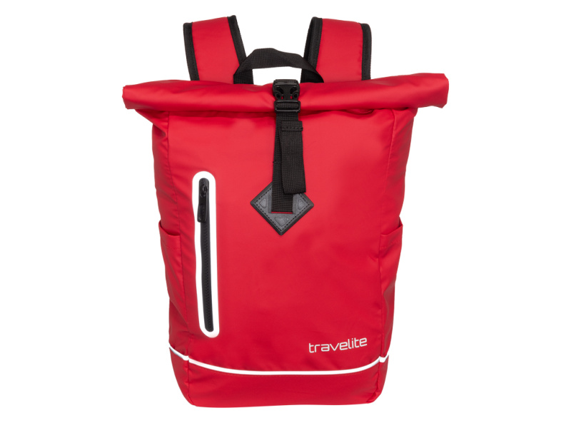 Travelite Basics Batoh Roll-up Plane Červený 19L