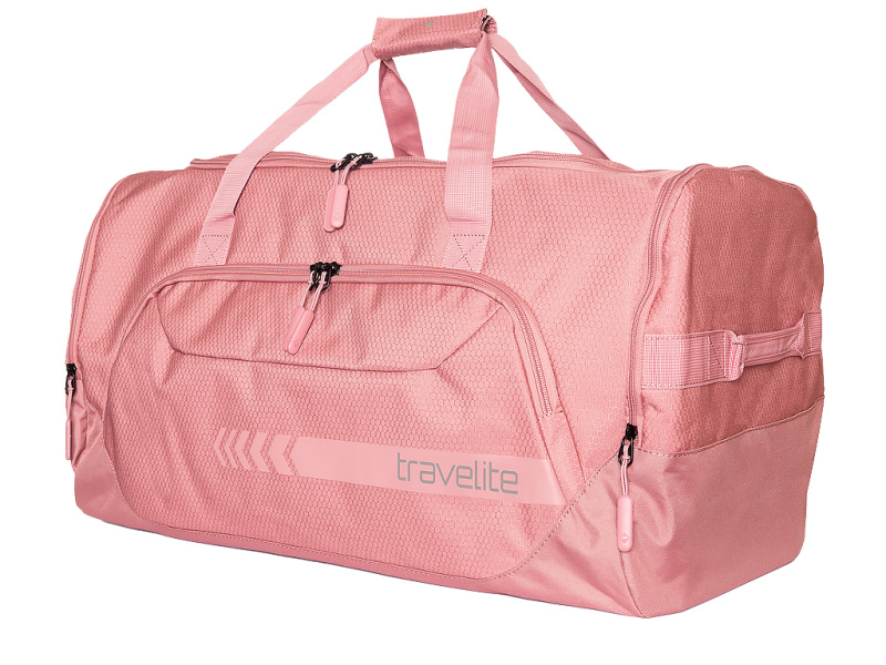 Travelite Kick Off Duffle Cestovní taška L 60cm Růžová 73L
