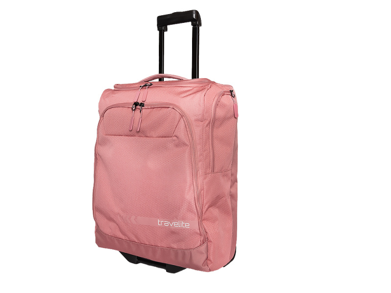 Travelite Cestovní taška na kolečkách Kick Off S Růžová