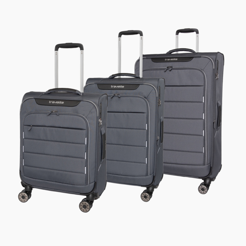 Travelite Skaii Sada 3 kufrů 55/62/78cm Anthracite