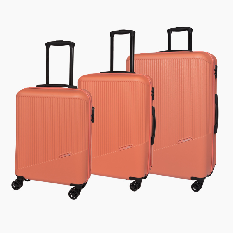 Travelite BALI Sada 3 kufrů 55/67/77cm Oranžová Coral