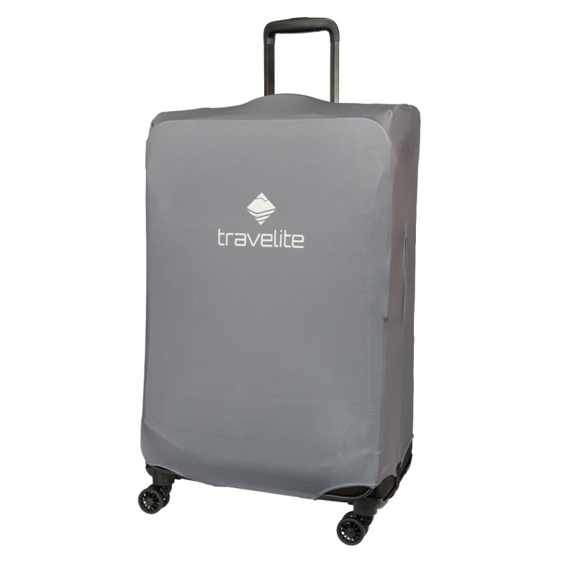 Travelite Obal na kufr L - Spinner 71-77 cm Šedý Anthracite