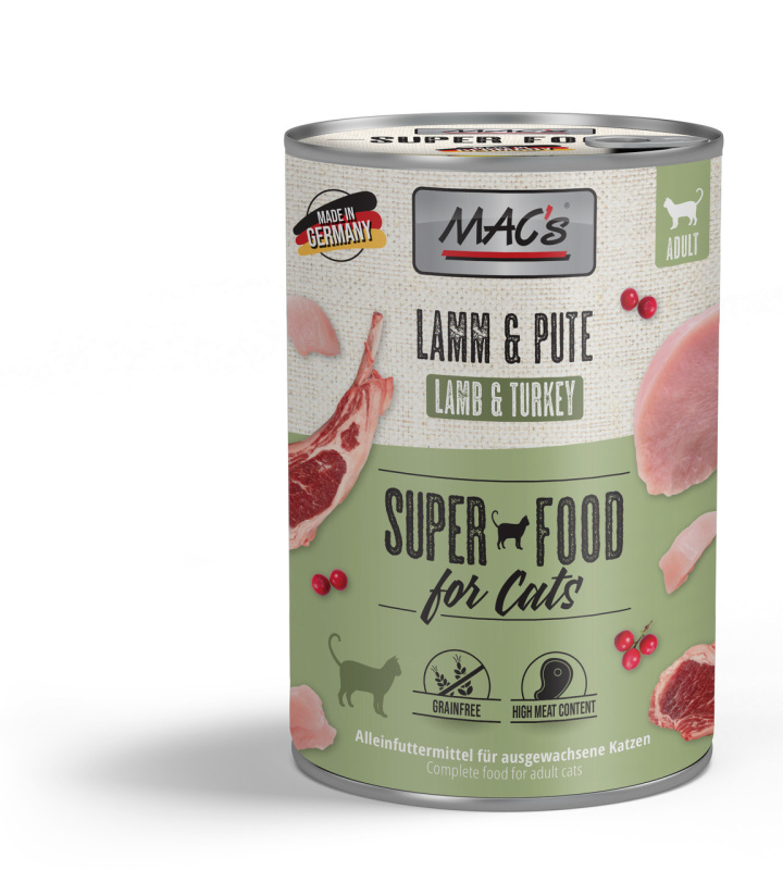 Mac´s Cat Konz. Jehněčí/Krůtí - 200g