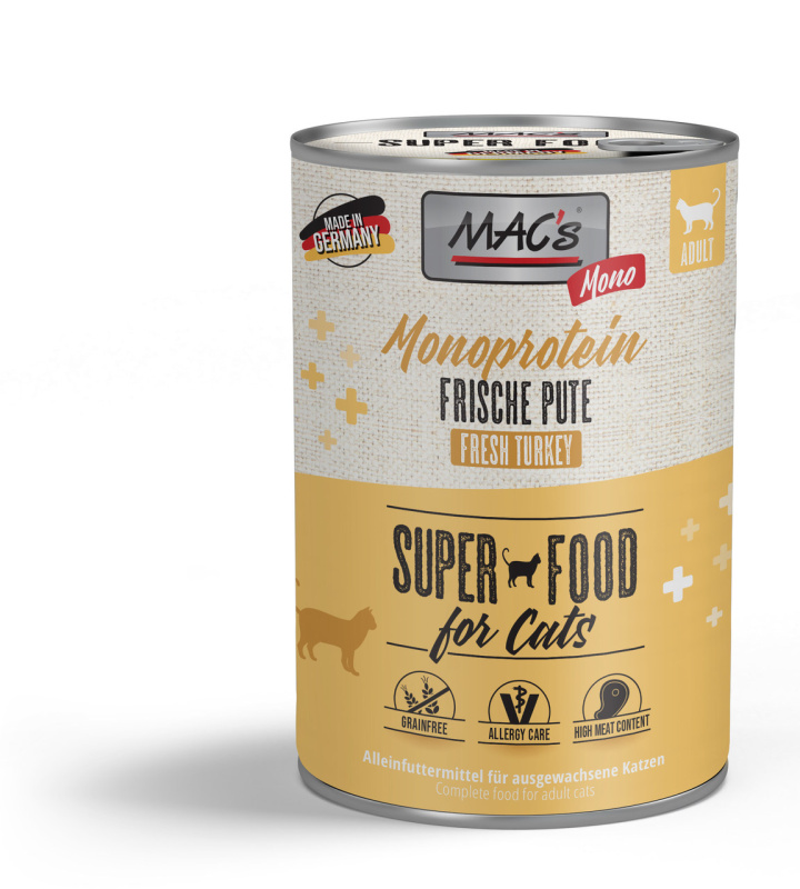 Mac´s Cat Konz. Monoprotein Sensitive Krůta - 200g
