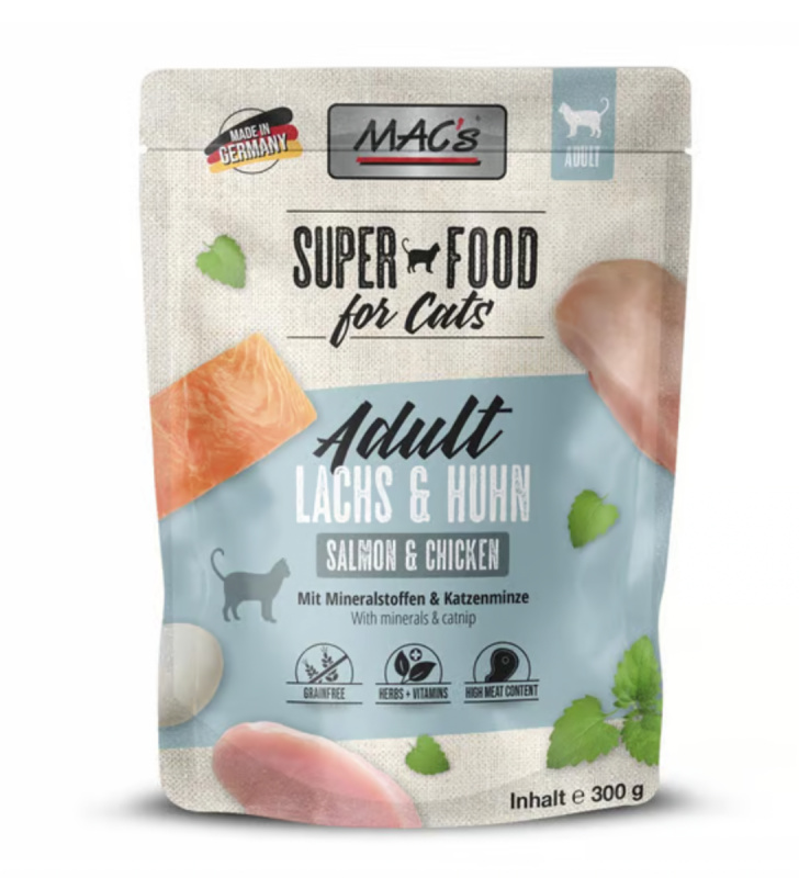 Mac´s Cat Pouch 100g - Losos a Kuřecí