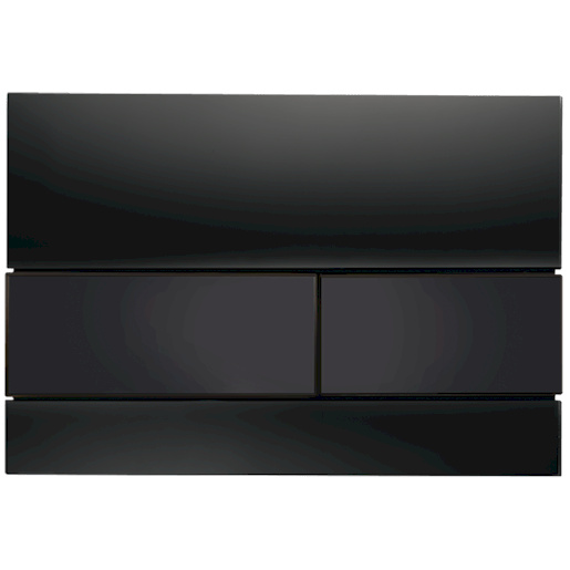 Tece Square ovládací tlačítko sklo černá 9240809 9.240.809