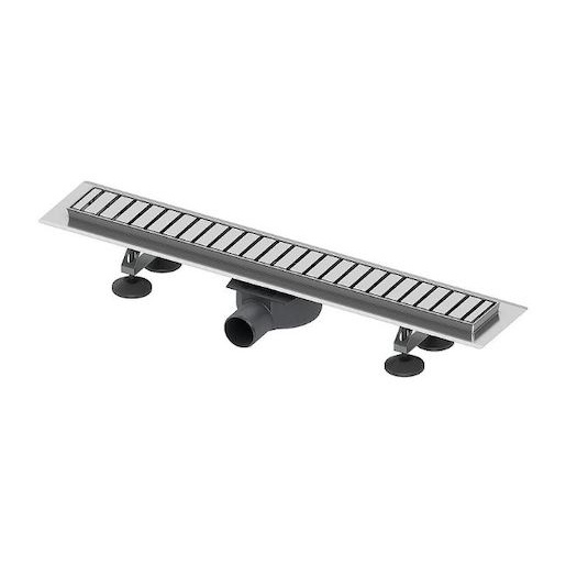 Tece Linus sprchový žlab 80 cm nerez lesk zebra 15100089 15.100.080