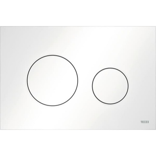 Tece Loop ovládací tlačítko plast bílá 9.240.920