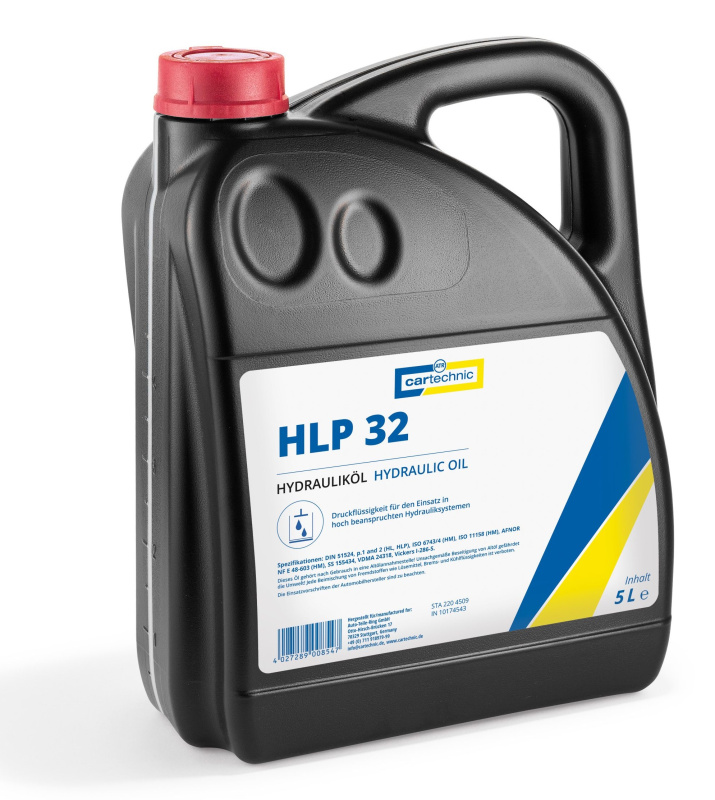 Hydraulický olej HLP 32, 5 litrů - Cartechnic