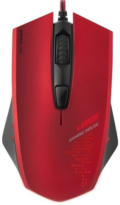 Myš Speed Link Ledos Gaming / 3000 DPI / červená Varianta: ivi1