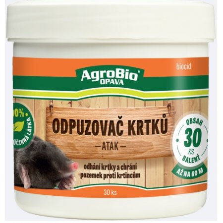 AgroBio Opava Odpuzovač krtků ATAK 30 ks